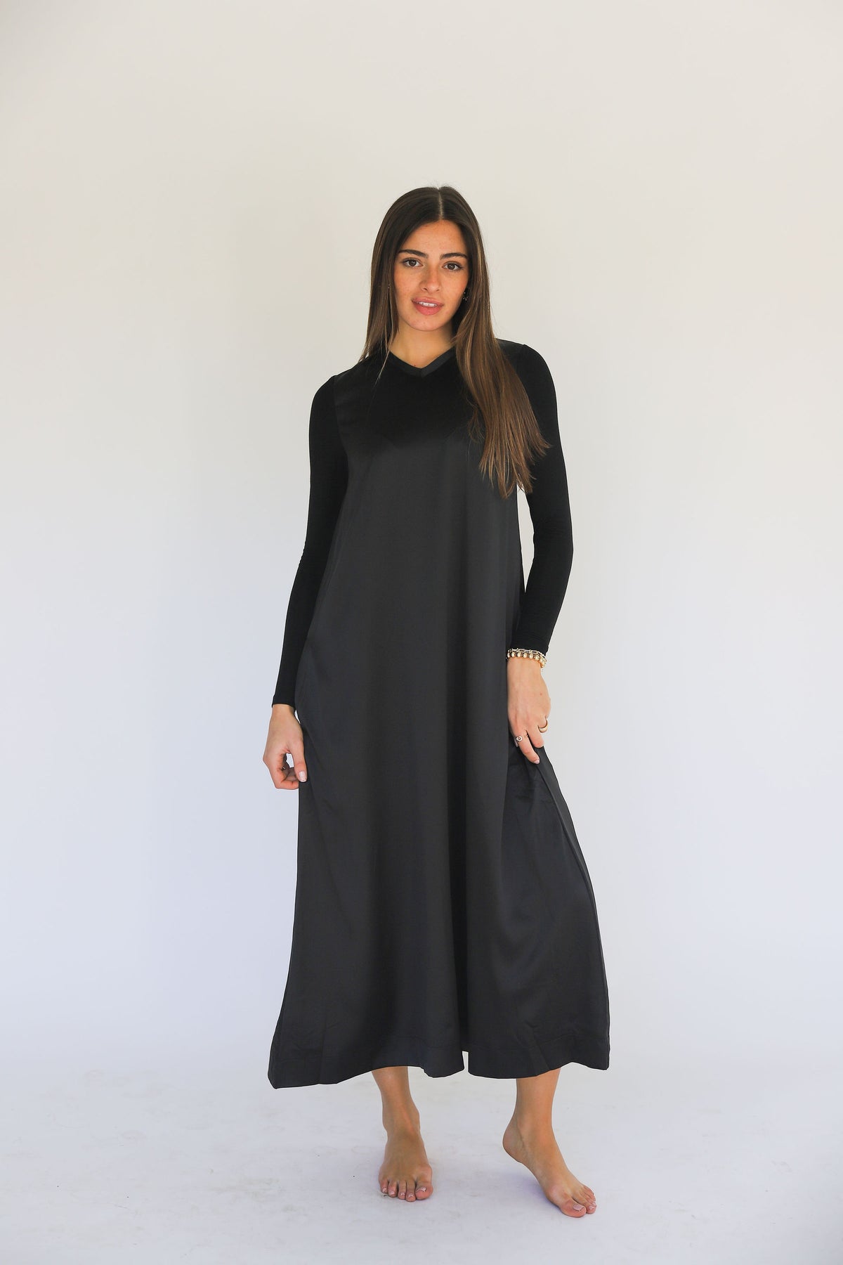 Tess blouse mini dress