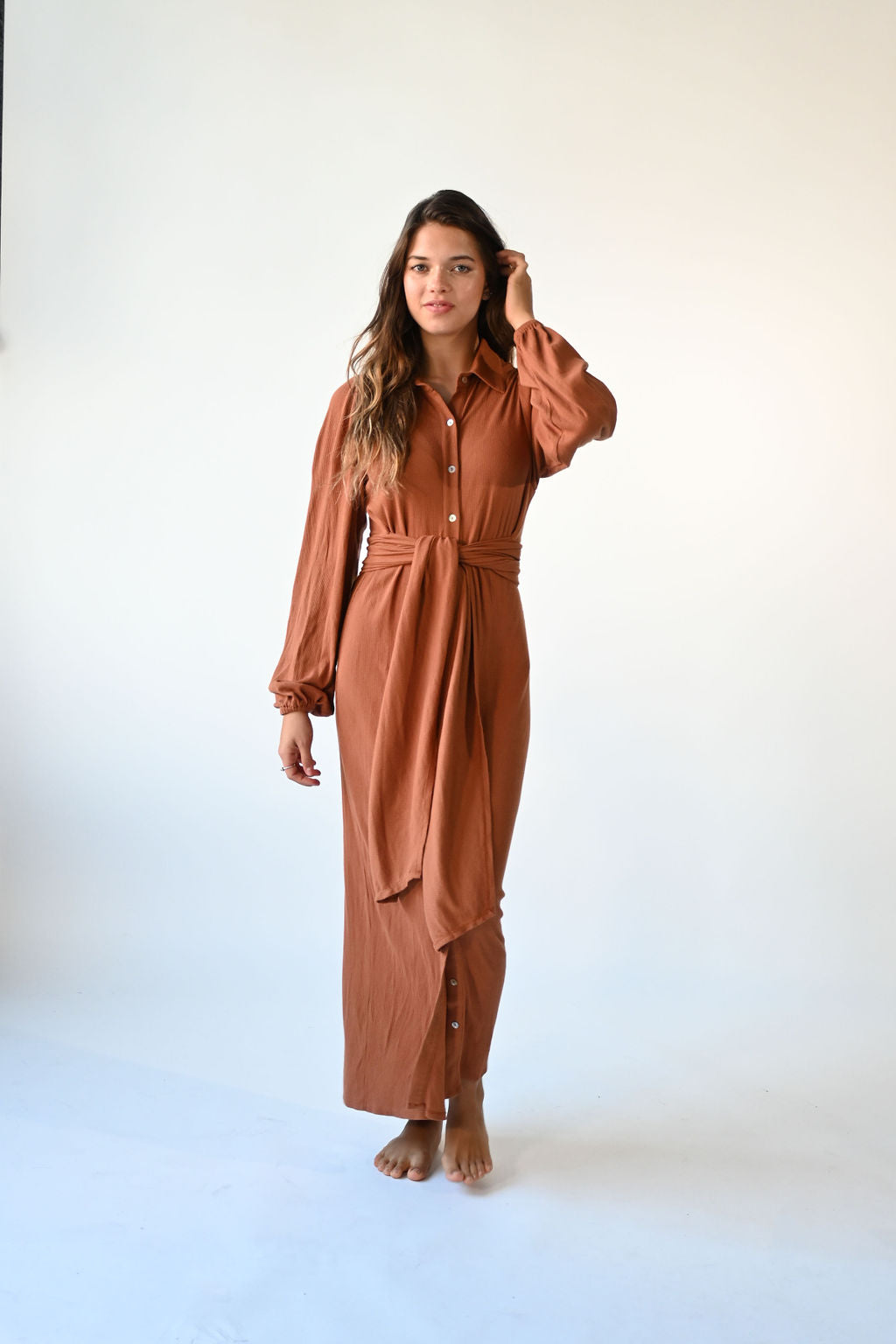 Waffle Knit Kiara Dress – By Tess Collection