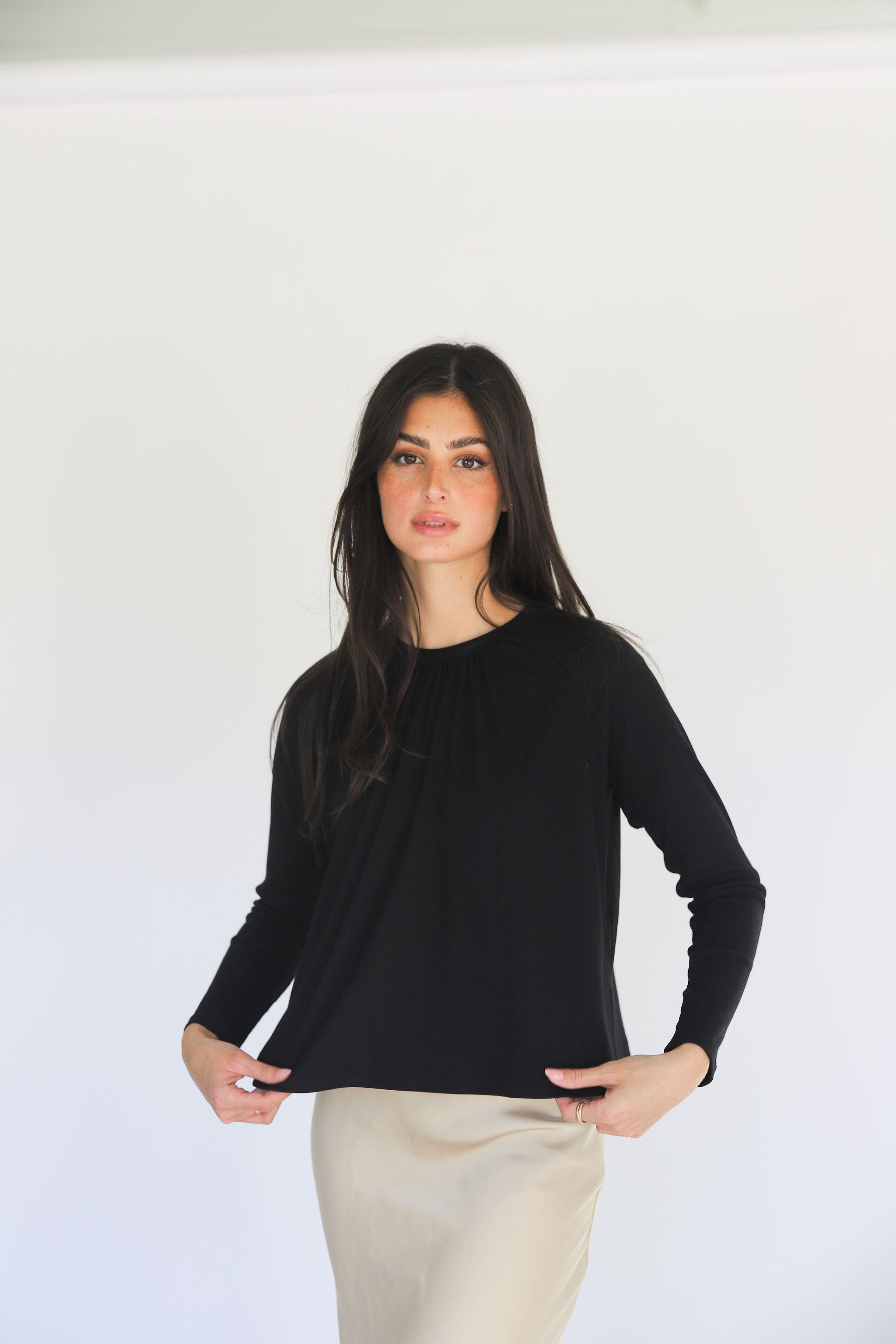 Ana Ribbed Top