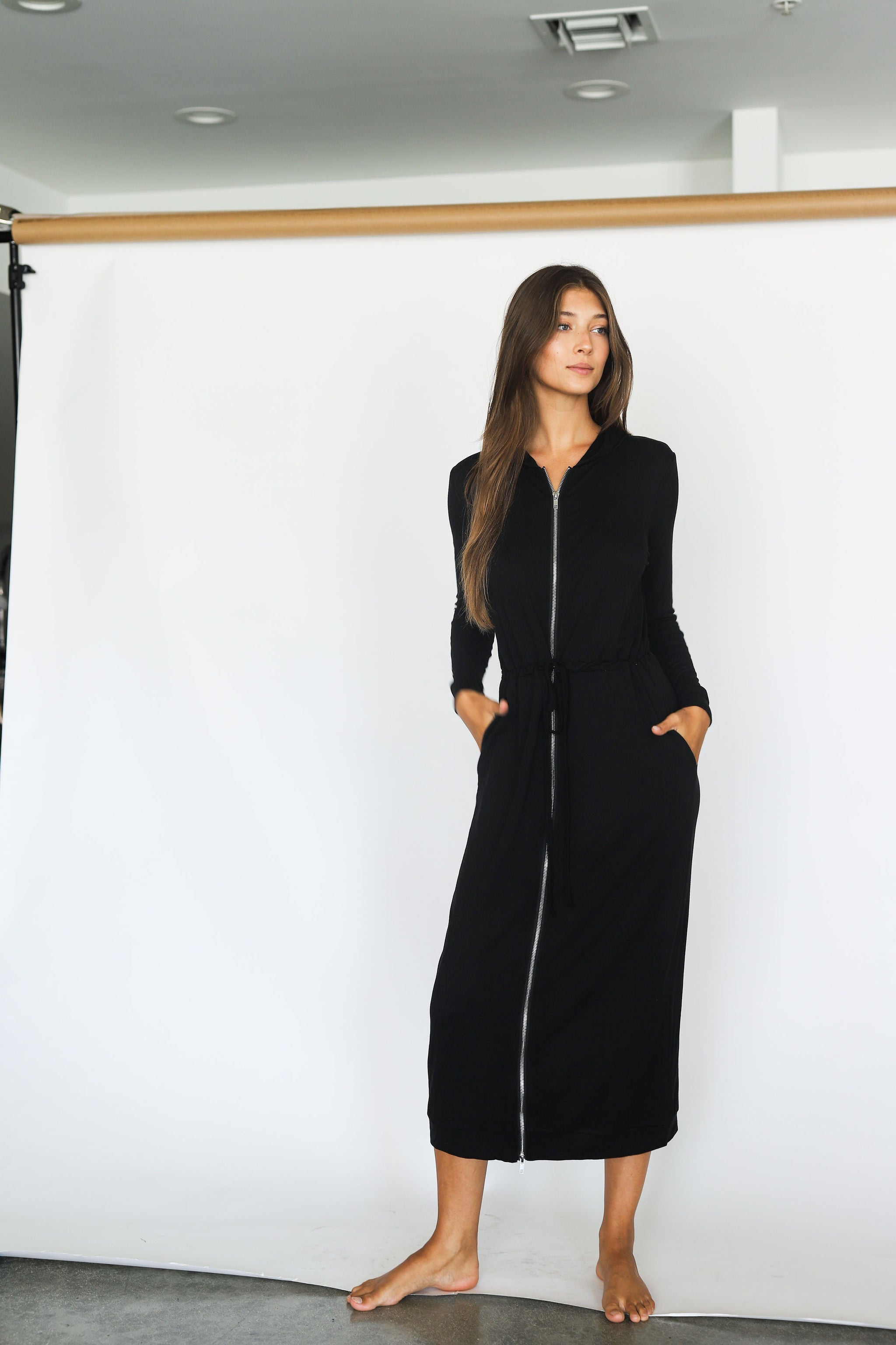 Maxi Hoodie Dress – By Tess Collection