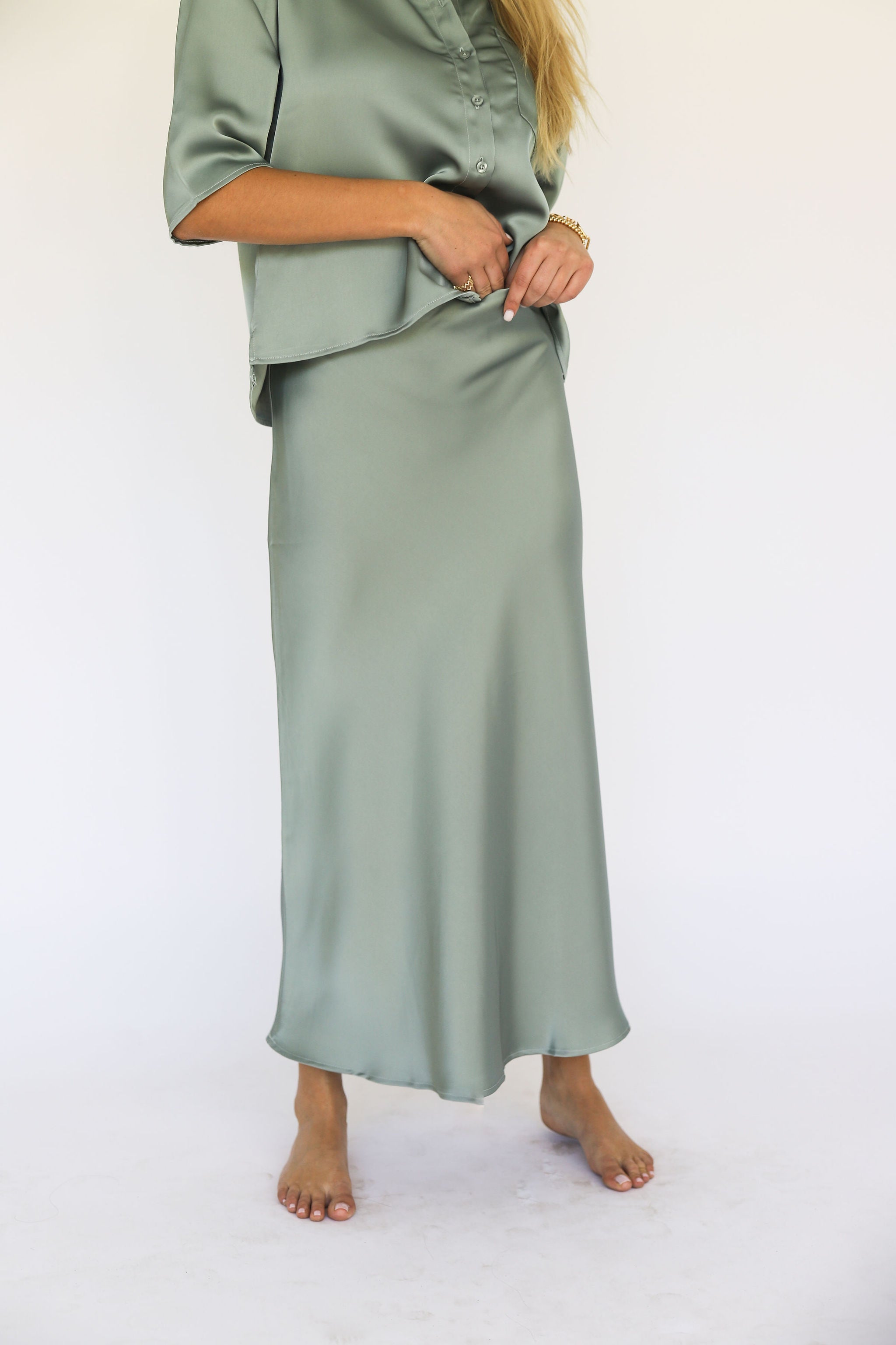 RUOHAN | Cocoon Silk Blend Skirt | Women | Lane Crawford